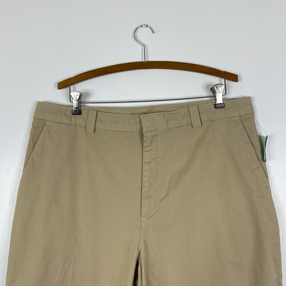 NWT Gap Khaki Pants Straight Leg Sz. 16 Inseam 26" Ankle - Picture 3 of 13